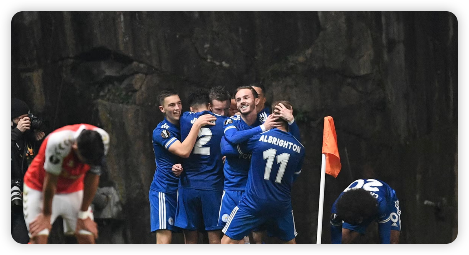 Vardy's Last-Gasp Heroics Save Leicester in Portugal